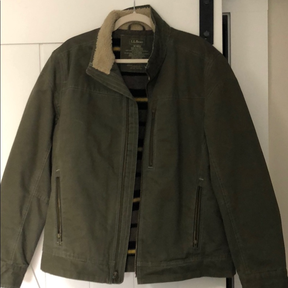 LL Bean trucker jacket